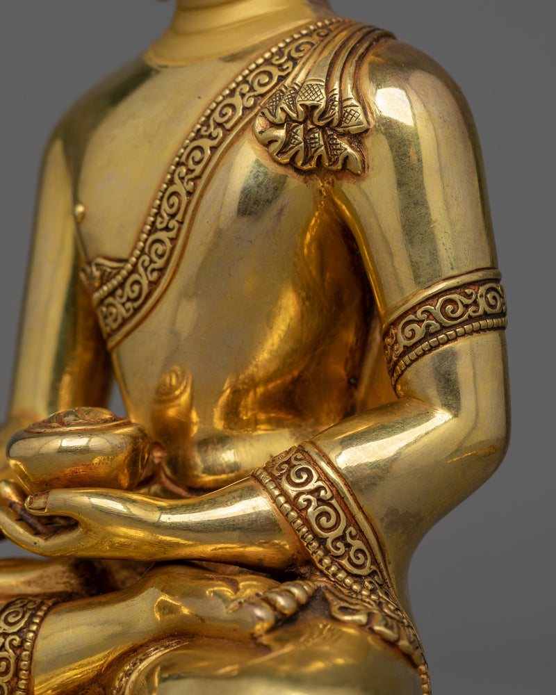 Peaceful Buddha Shakyamuni Figurine for Serenity | The Enlightened One Sculpture
