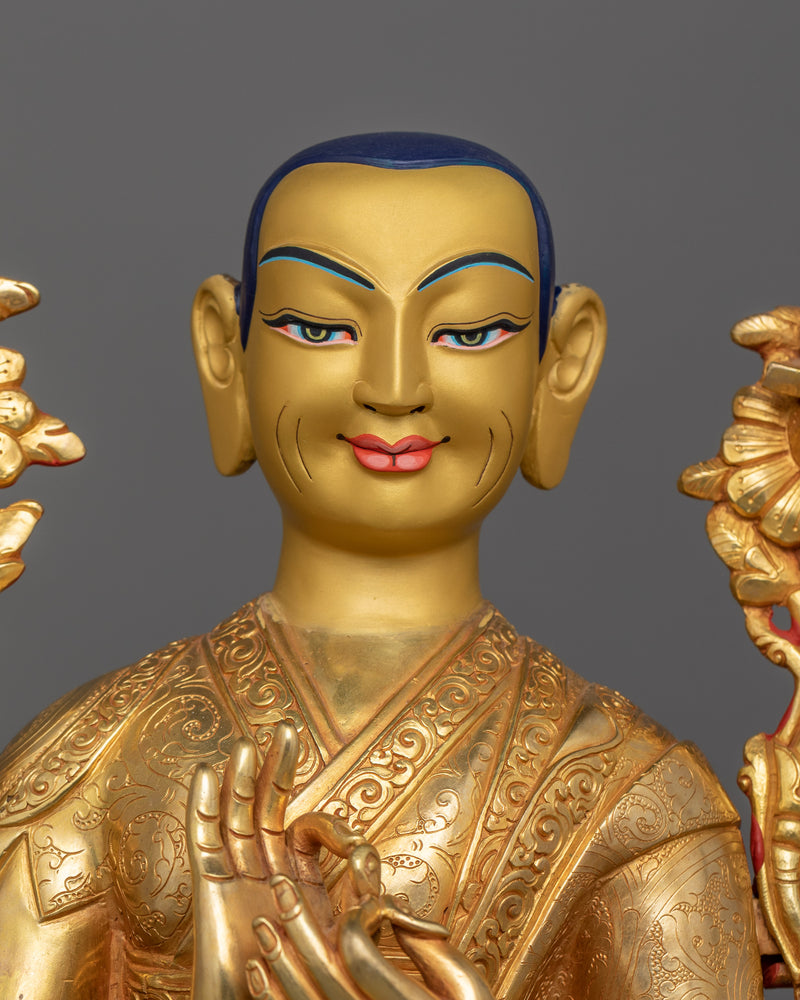 Buddhist Deity Tsongkhapa Set | Gyaltsab Je and Khedrup Je