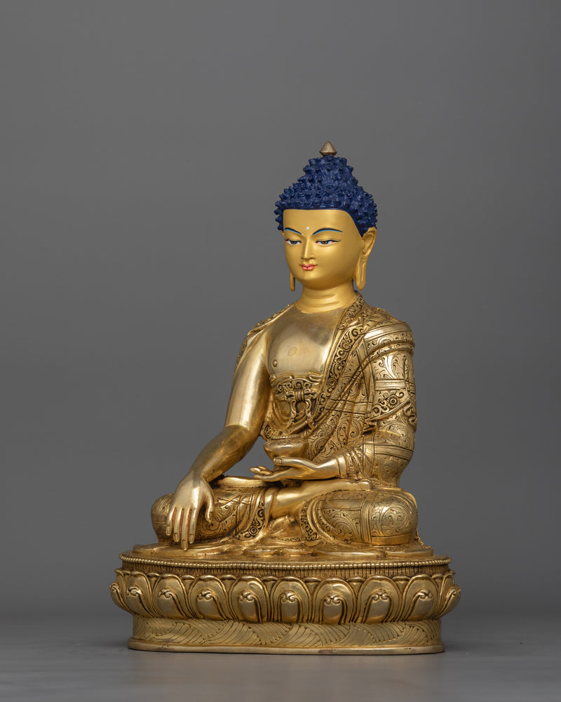 Shakyamuni Buddha Statue for Mindfulness Practice | Ideal for Meditation and Altar Spaces
