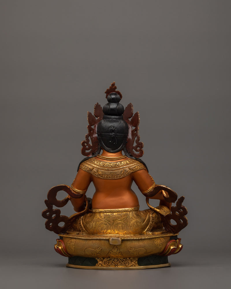Bodhisattva Dzambhala Figurine for Shrine | Enlightened Wealth Deity