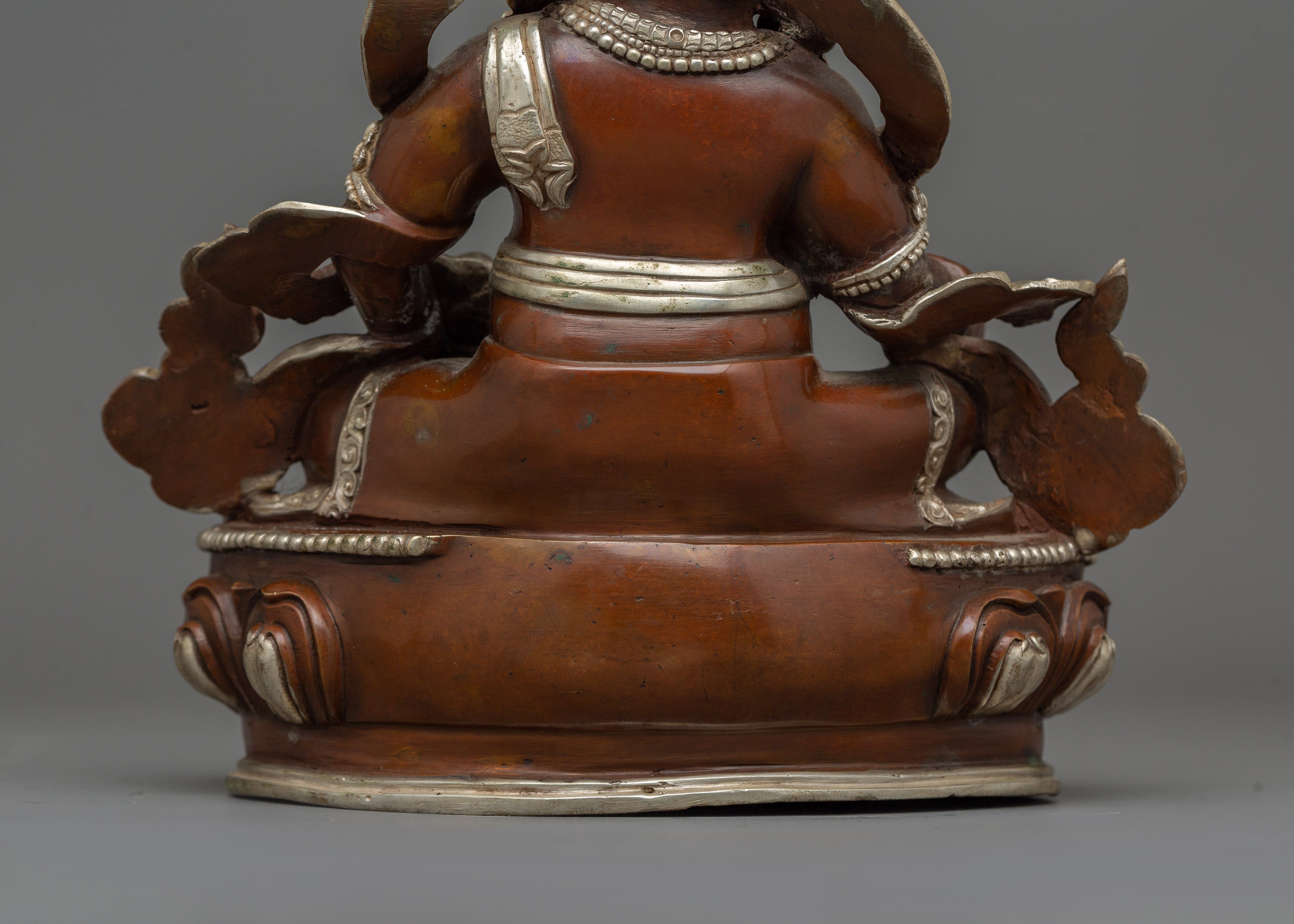 Spiritual Wealth Deity Dzambhala Sculpture | Symbol of Abundance Figurine