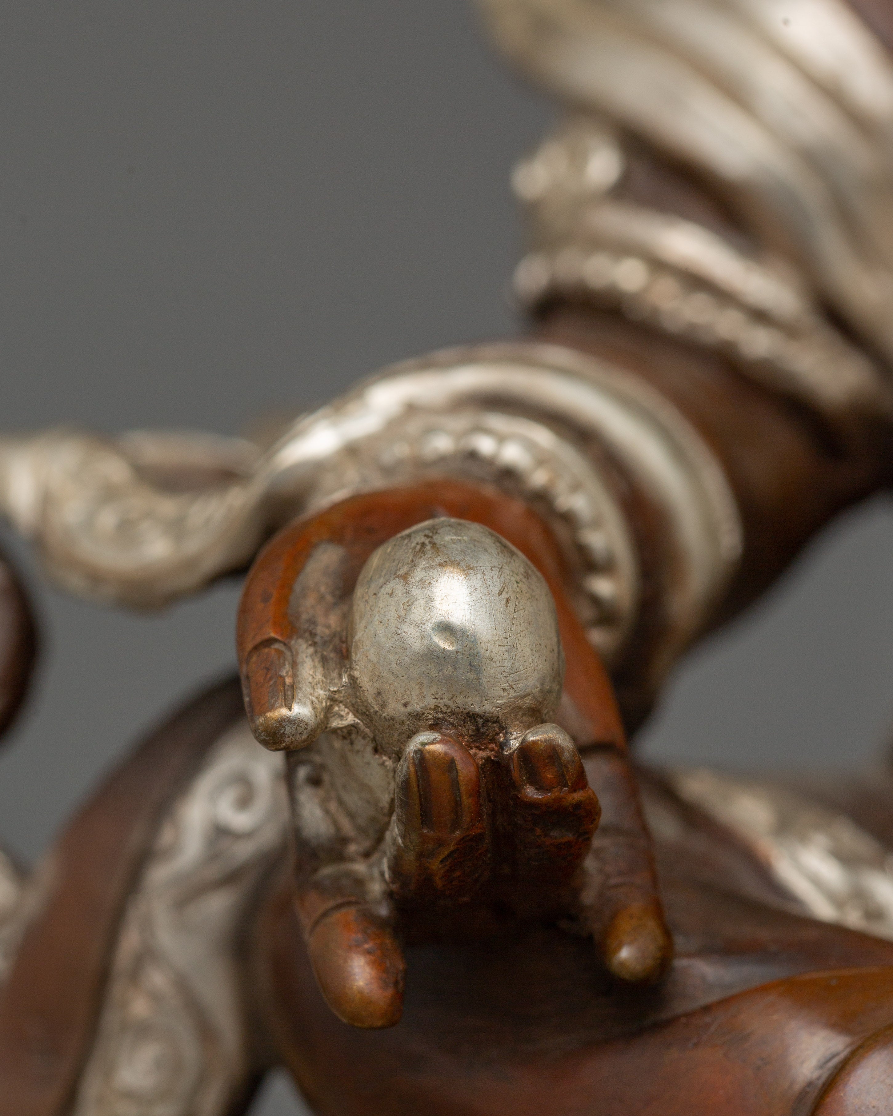 Spiritual Wealth Deity Dzambhala Sculpture | Symbol of Abundance Figurine