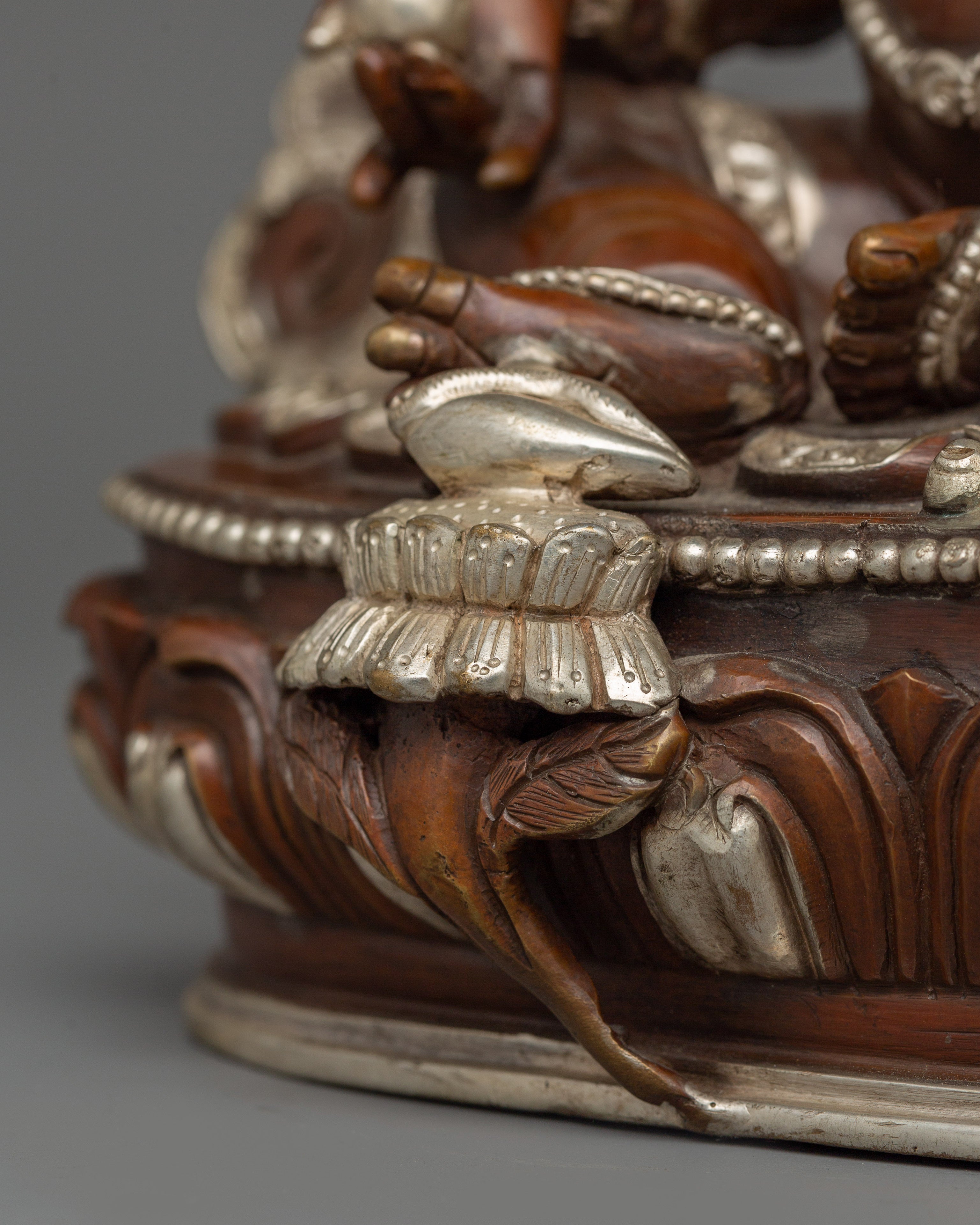 Spiritual Wealth Deity Dzambhala Sculpture | Symbol of Abundance Figurine