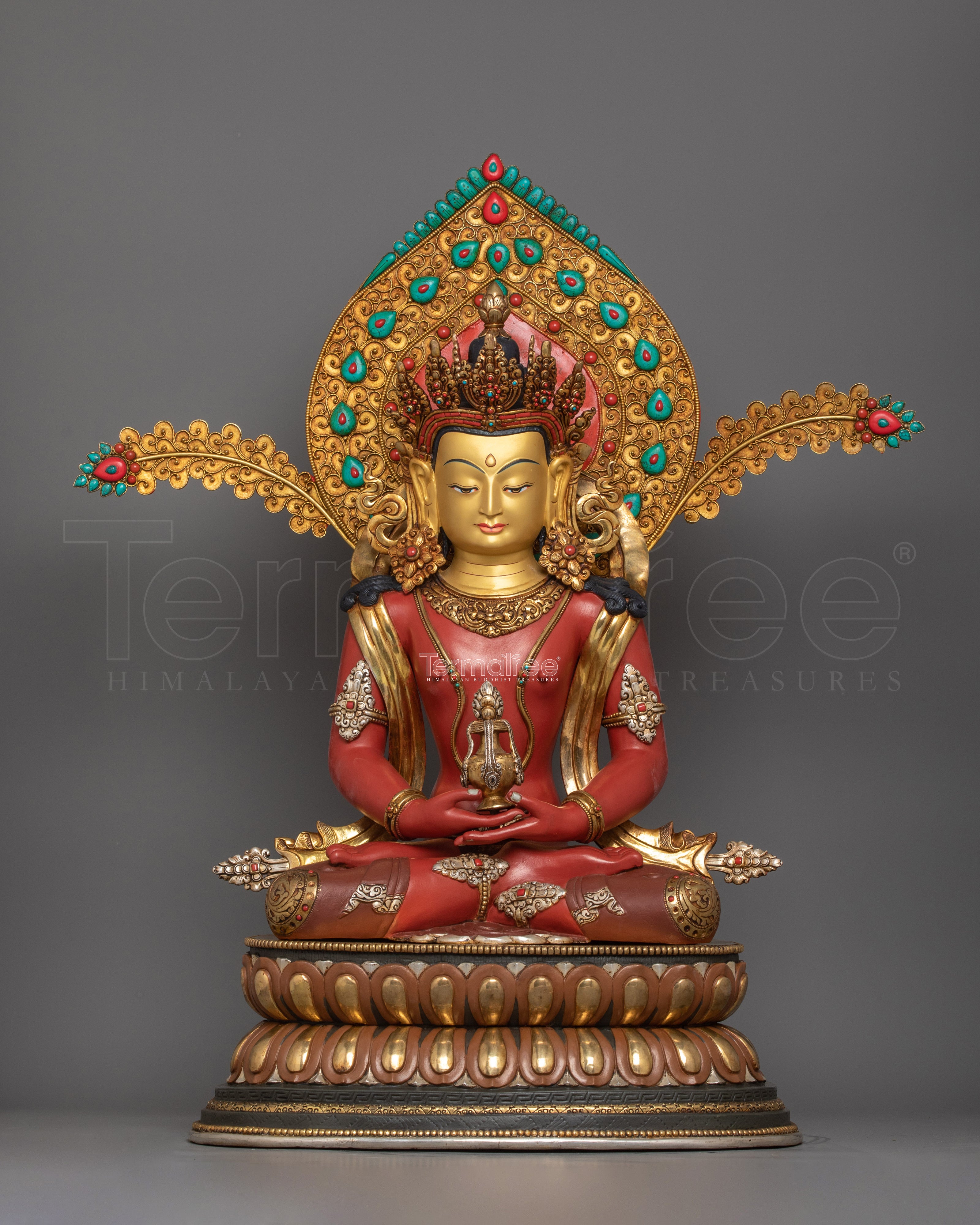 Amitayus Deity of Health and Vitality Figurine | The Sacred Symbol of Longevity