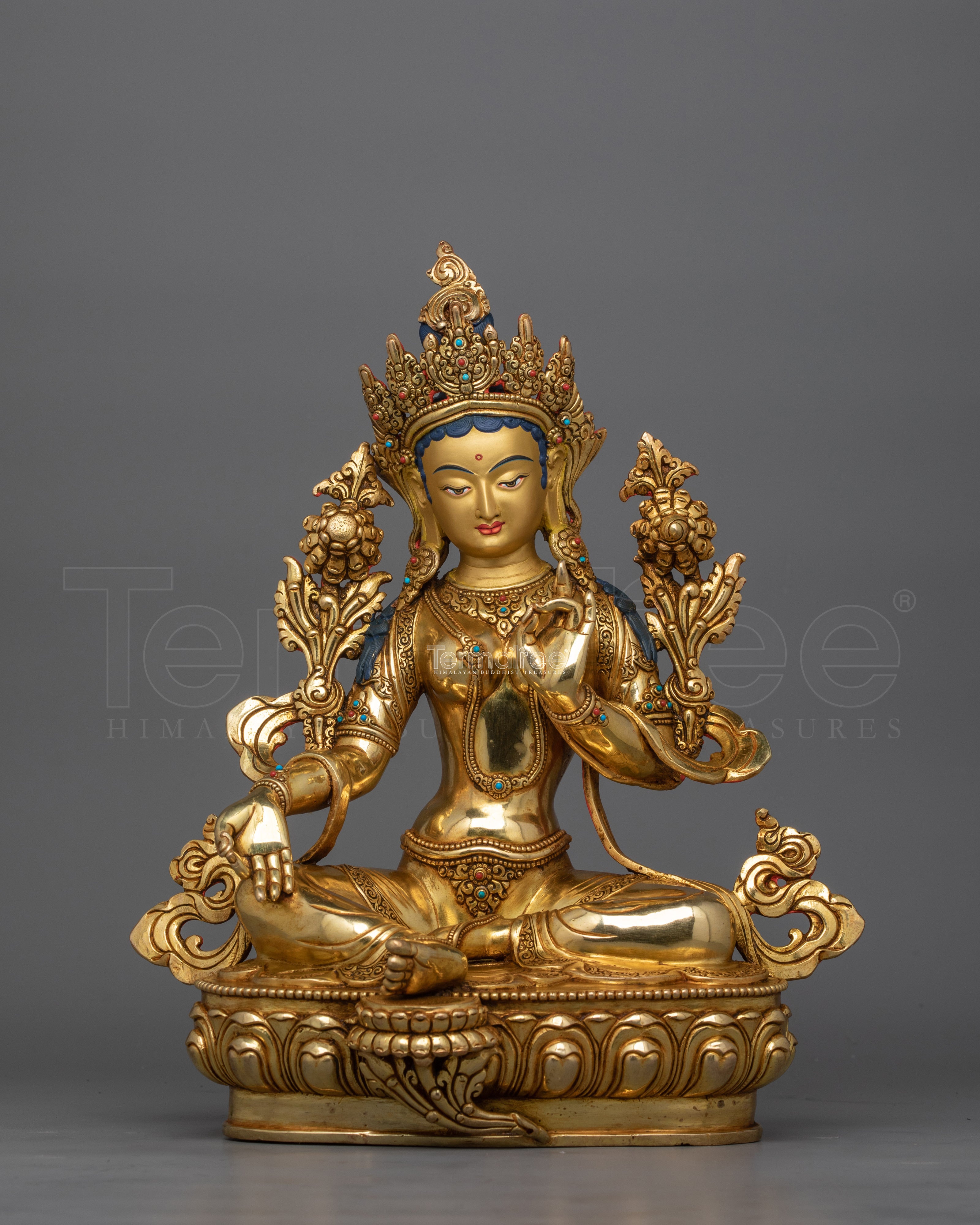 Green Tara Beloved Deity in Tibetan Buddhism | Divine Feminine Art