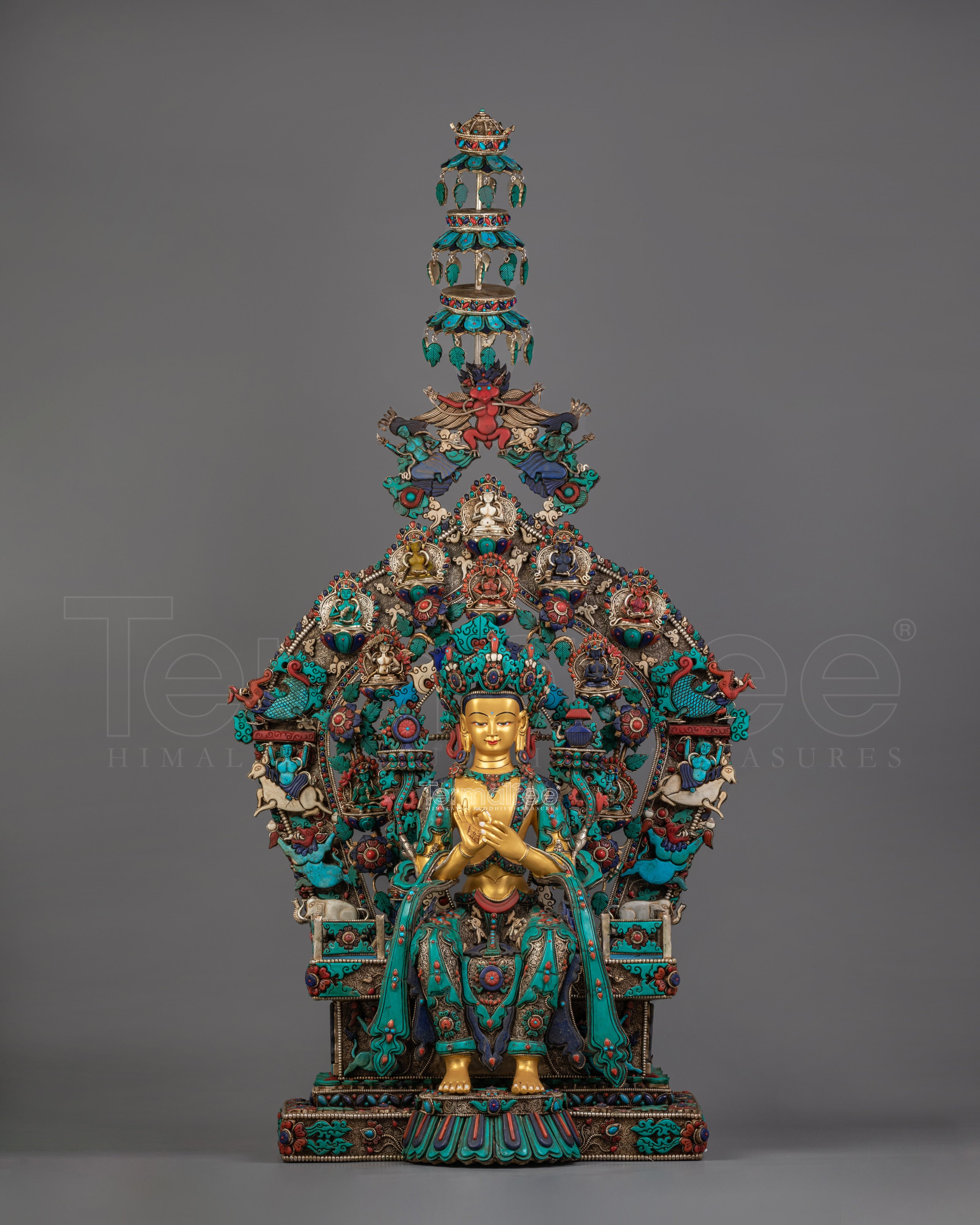 Tibetan Buddha of Future Maitreya Statue | Symbol of Compassion and Enlightenment