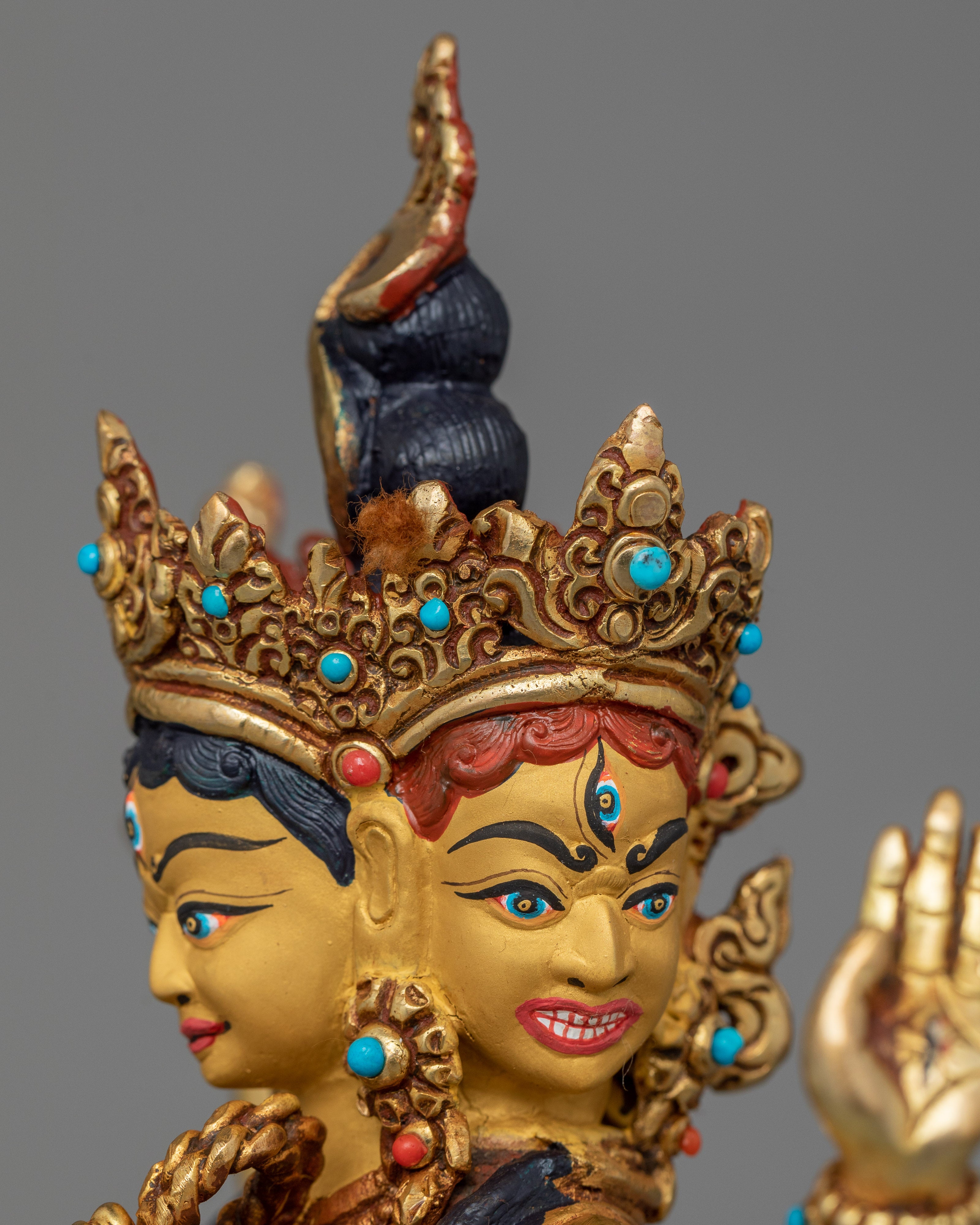 Tibetan Handmade Dakini Namgyalma for Shrine | Symbolizes Longevity and Spiritual Purity