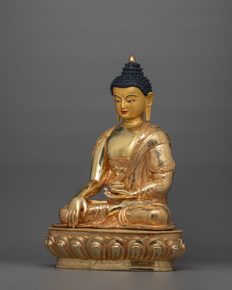 Enlightened Buddha Shakyamuni for Altar | Symbol of Serenity and Inner Wisdom
