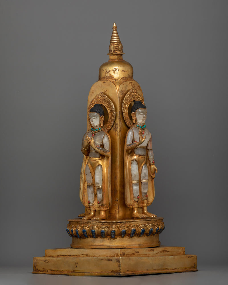 Abhaya Mudra Standing Buddha Sculpture | A Symbol of Enlightened Aspiration