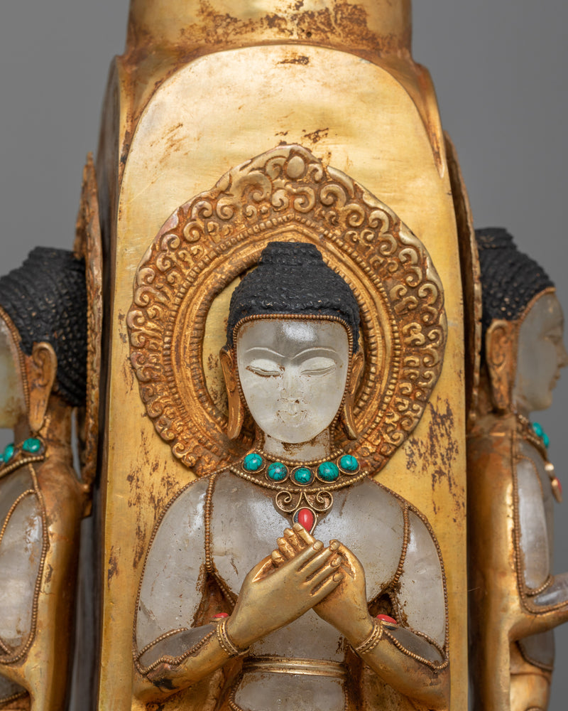 Abhaya Mudra Standing Buddha Sculpture | A Symbol of Enlightened Aspiration