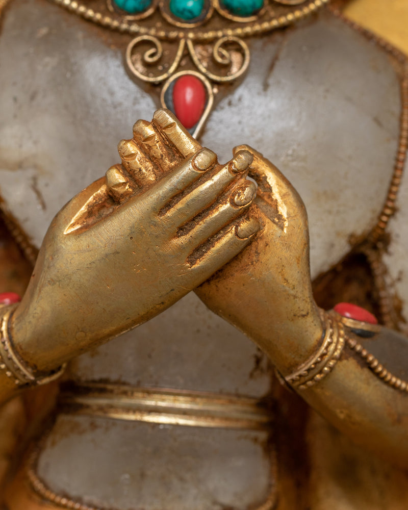 Abhaya Mudra Standing Buddha Sculpture | A Symbol of Enlightened Aspiration