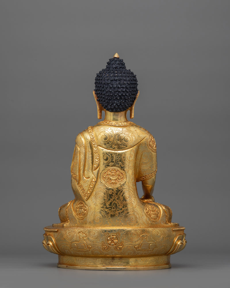 Shakyamuni Buddha Buddhist Art | Tranquil Enlightened Deity Statue