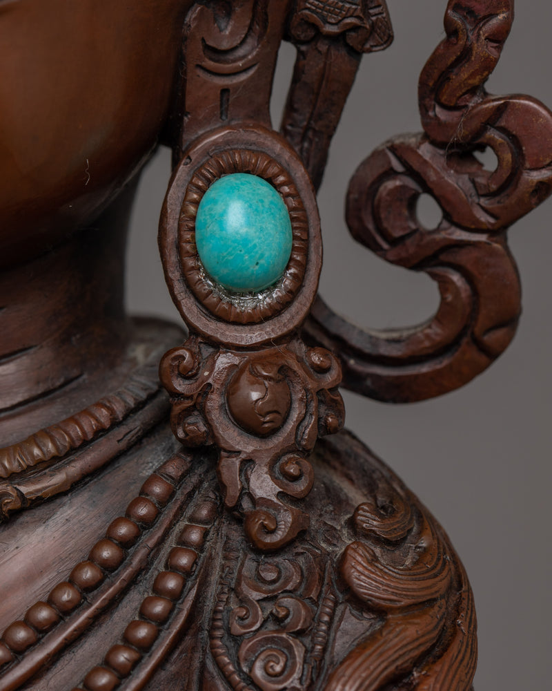 Buddha of Infinite Life Amitayus Statue | Enlightened Deity of Longevity Figurine