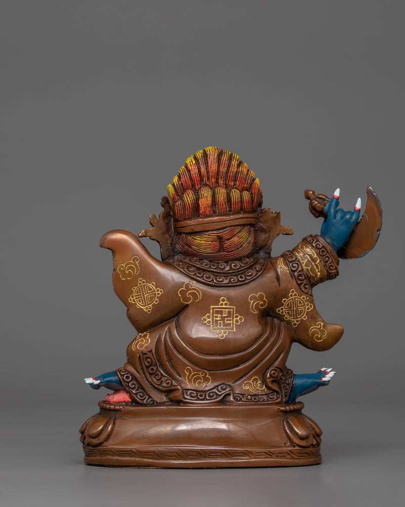 Mahakala Bernakchen Tibetan Deity Figurine | Protector of the Karma Kagyu Lineage