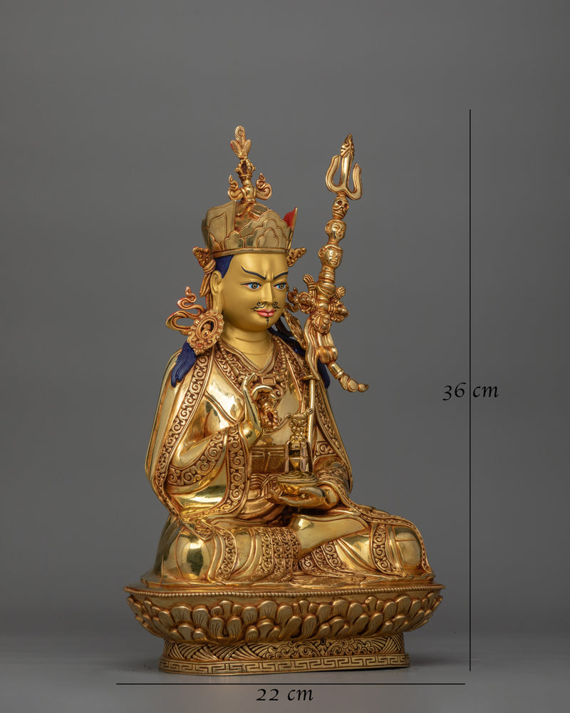gold-gilded-guru-rinpoche-figurine