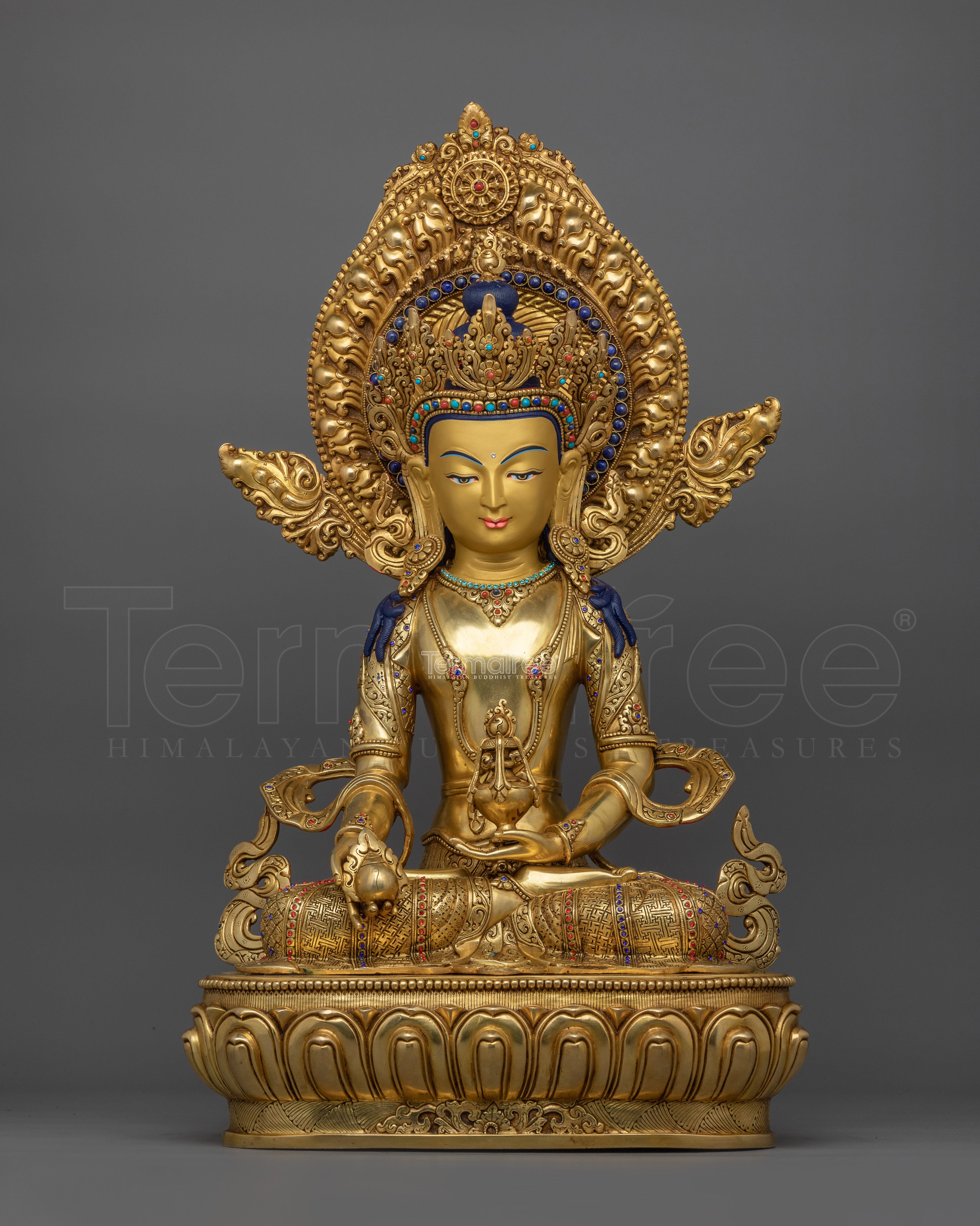 Kshitigarbha Buddhist Spiritual Sculpture | Compassionate Protector of Souls