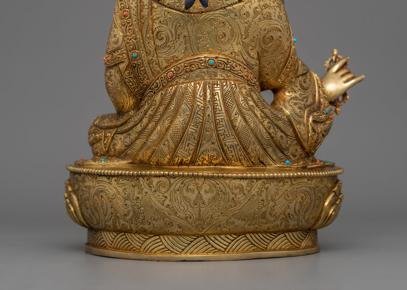 Lotus-Born Guru Padmasambhava Figurine | Tantric Buddhist Master