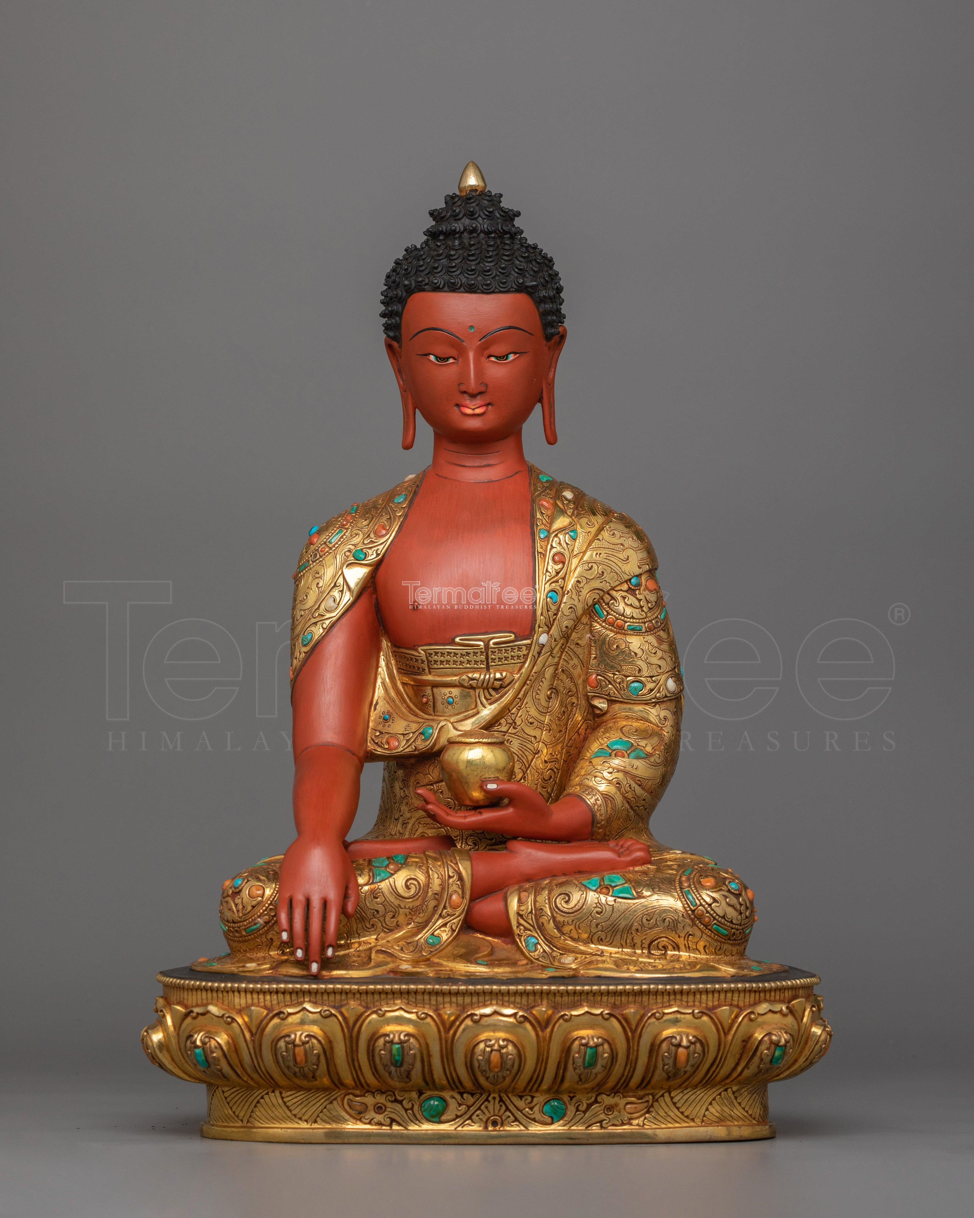 Shakyamuni Buddha Spiritual Wisdom Figurine | The Enlightened One Himalayan Artwork