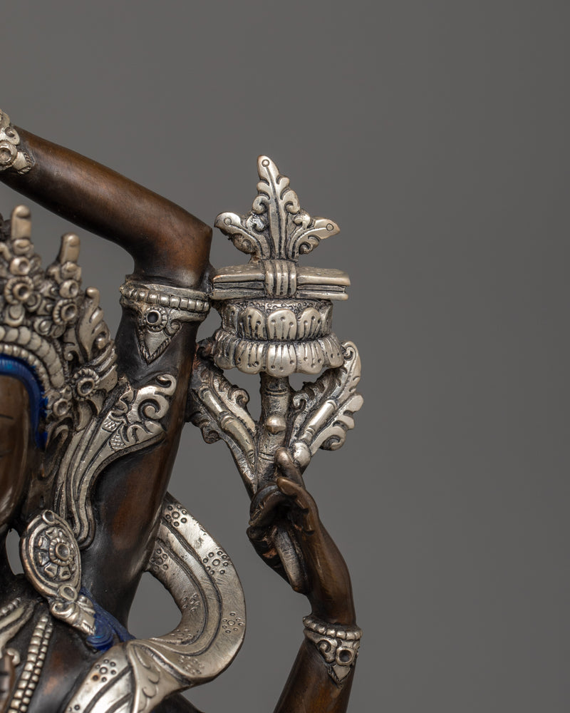 Buddhist Namasangiti Deity Sculpture | Traditional Himalayan Craftsmanship