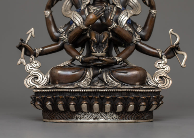 Buddhist Namasangiti Deity Sculpture | Traditional Himalayan Craftsmanship