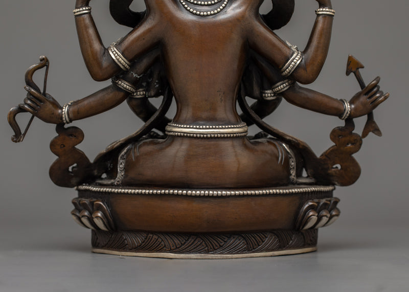 Buddhist Namasangiti Deity Sculpture | Traditional Himalayan Craftsmanship
