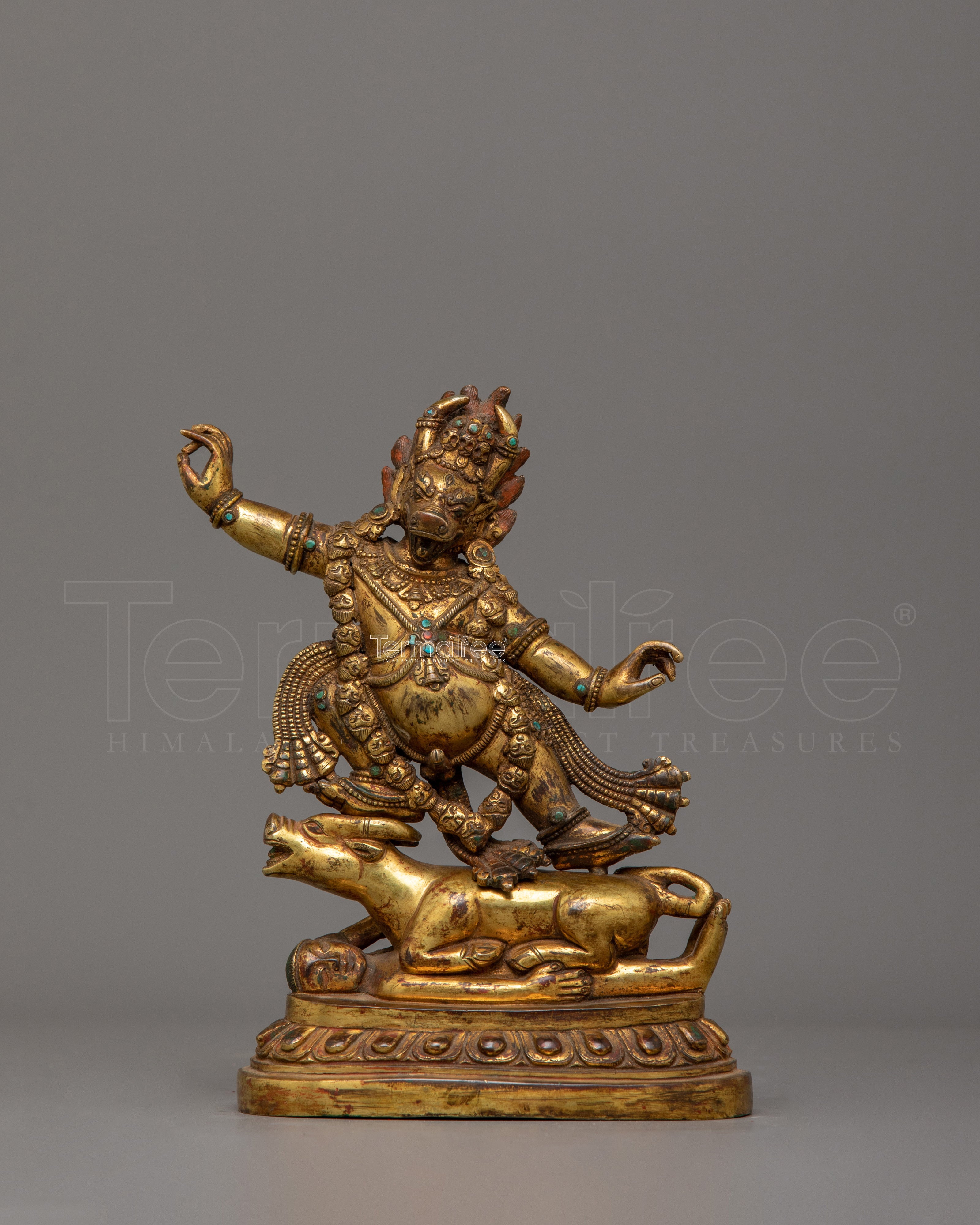 Buddhist Tantric Deity Yama Dharmaraja | Spiritual Transformation and Protection