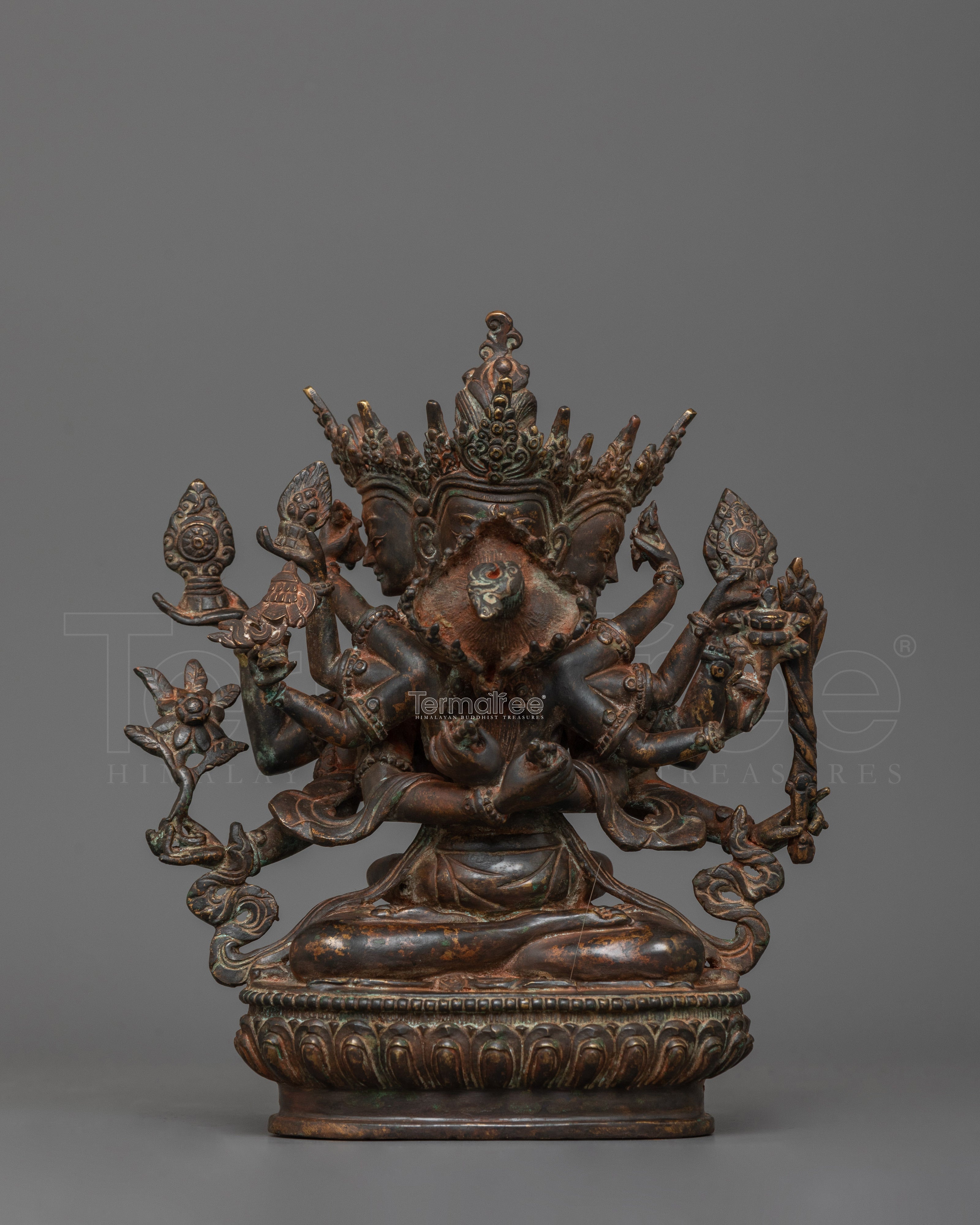 Guhyasamaja With his Consort | The Mystery of Tathāgatahood Buddhahood