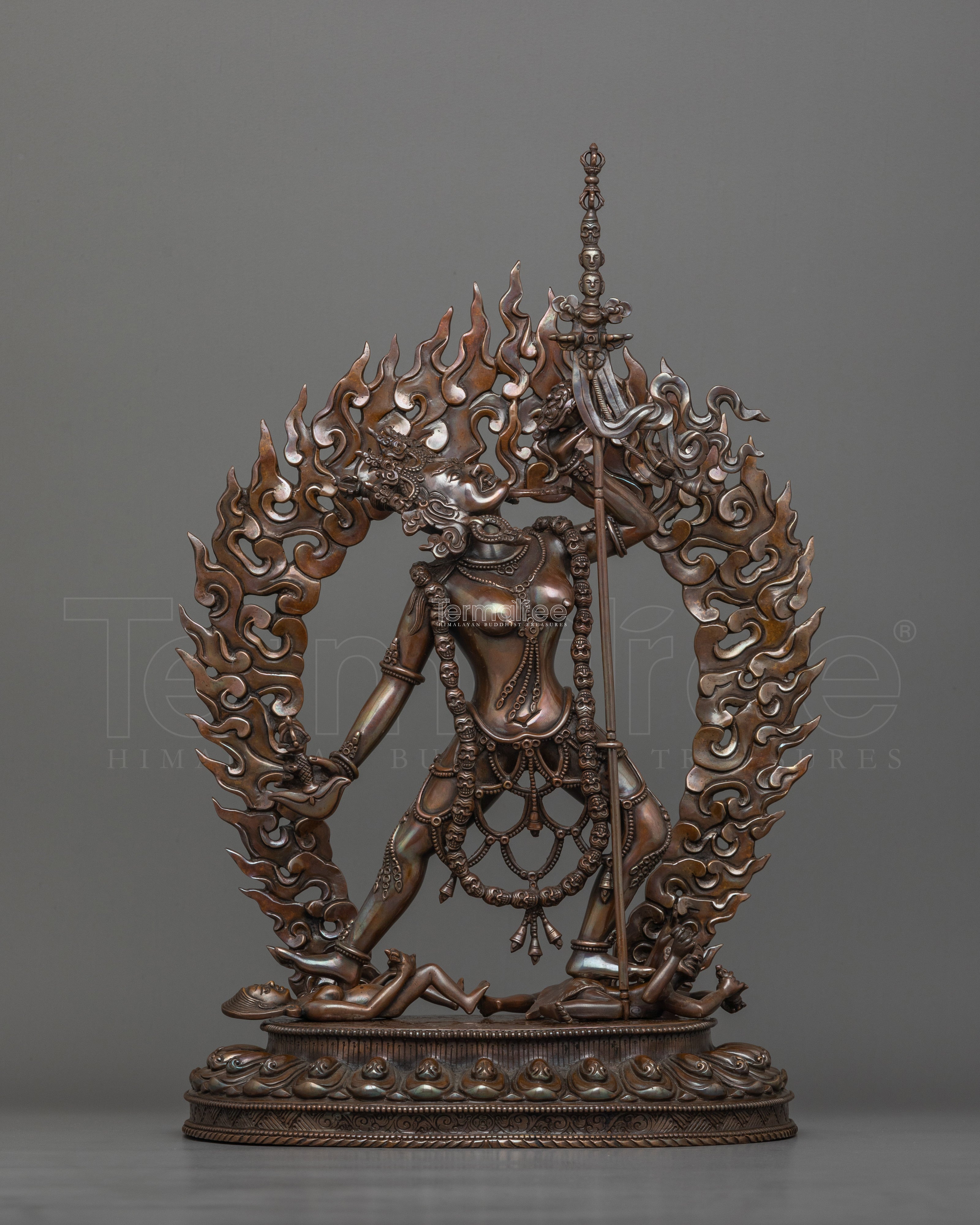Vajrayogini Trauma Goddess Female Dakini Statue | Tantric Buddhist Female Deity Sculpture