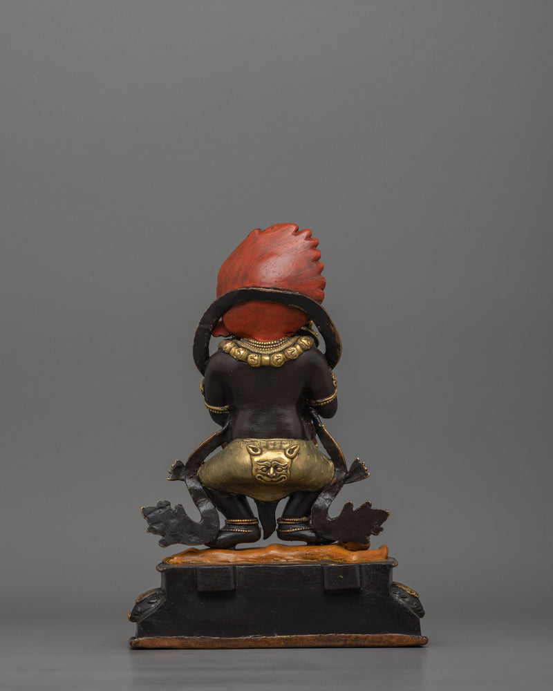 Mahakala Tibetan Buddhist Deity Wrathful Protector | Sacred Art and Craftsmanship for Shrine