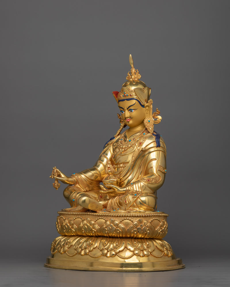 Guru Rinpoche Enlightened Tantric Master Figurine | Spiritual Practices and Guru Yoga