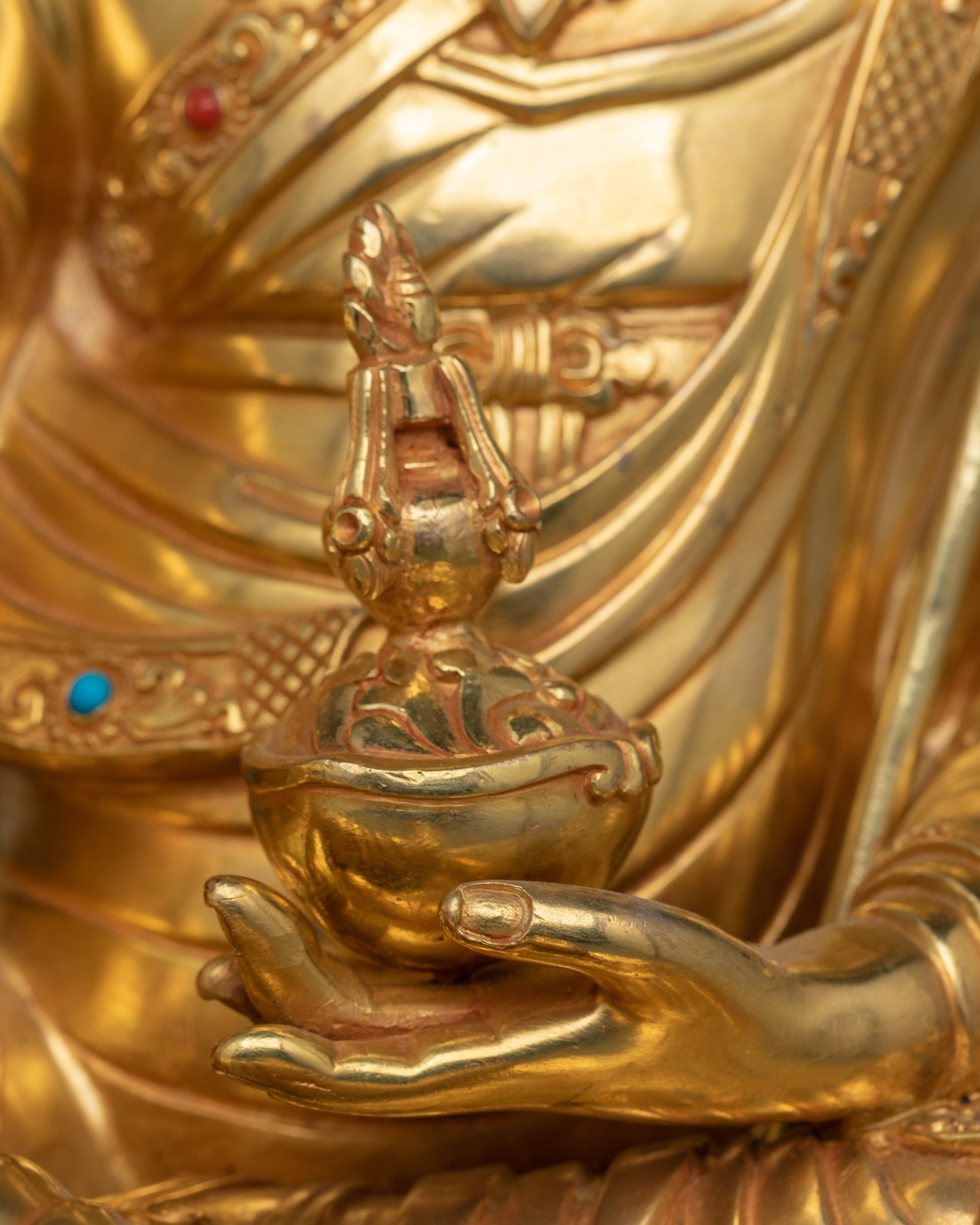 Guru Rinpoche Enlightened Tantric Master Figurine | Spiritual Practices and Guru Yoga