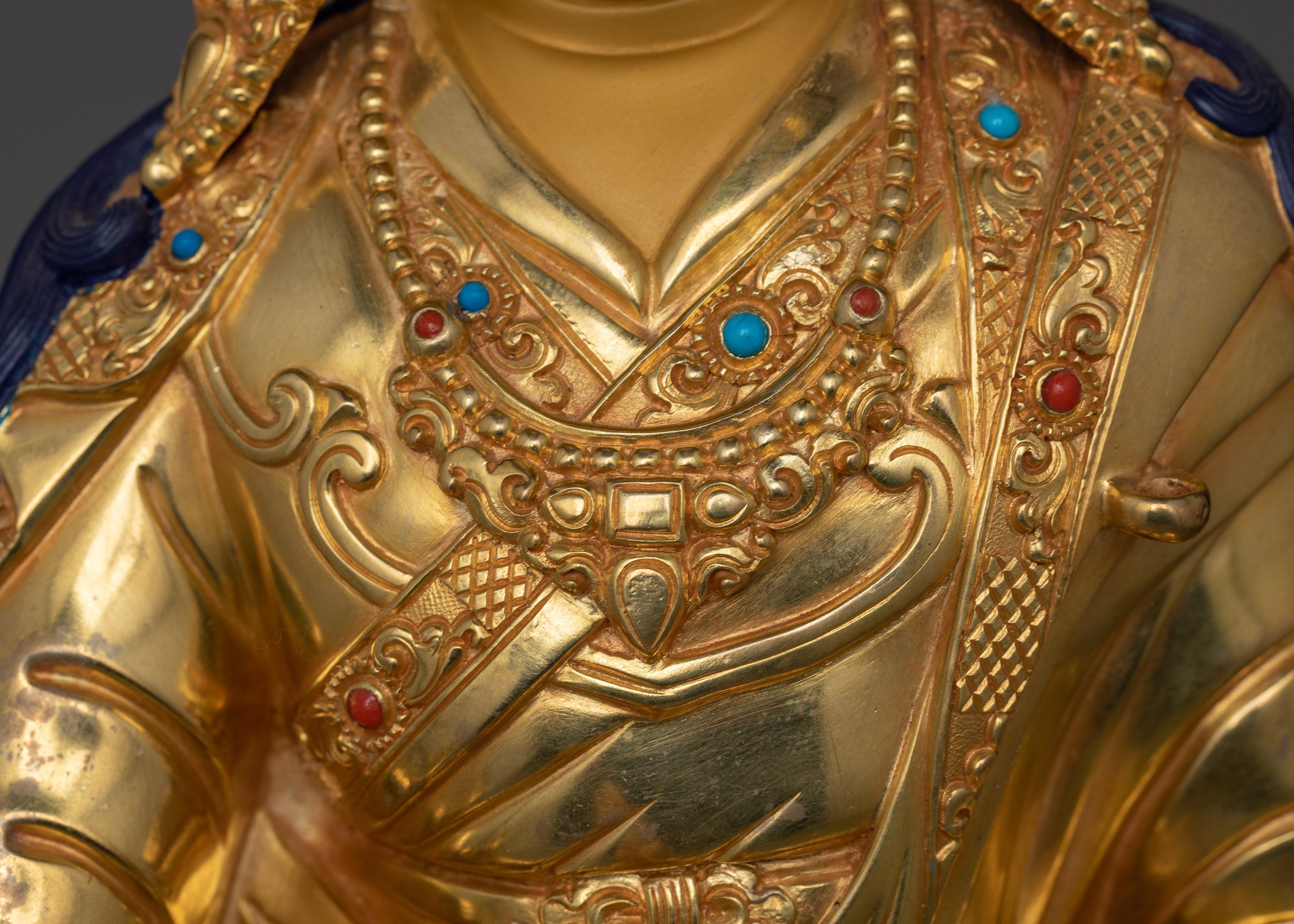 Guru Rinpoche Enlightened Tantric Master Figurine | Spiritual Practices and Guru Yoga