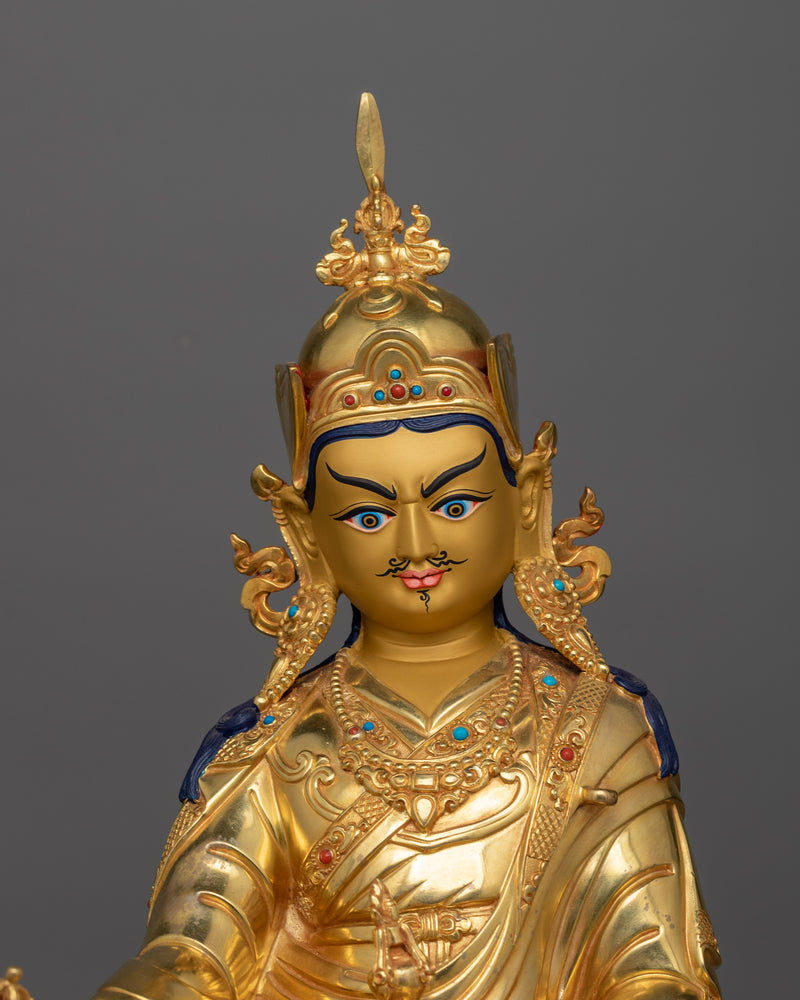 Guru Rinpoche Enlightened Tantric Master Figurine | Spiritual Practices and Guru Yoga