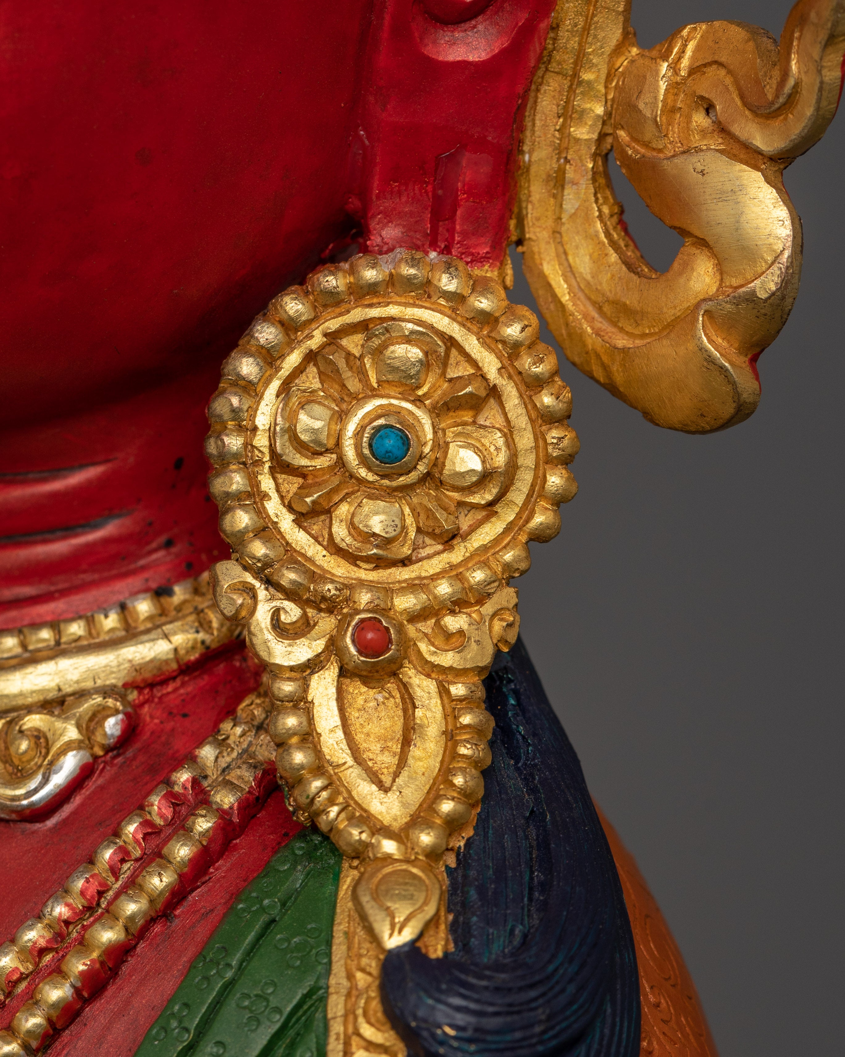 Tibetan Handcrafted Amitayus Statue | Amitayus Buddha Holding Vase of Immortality