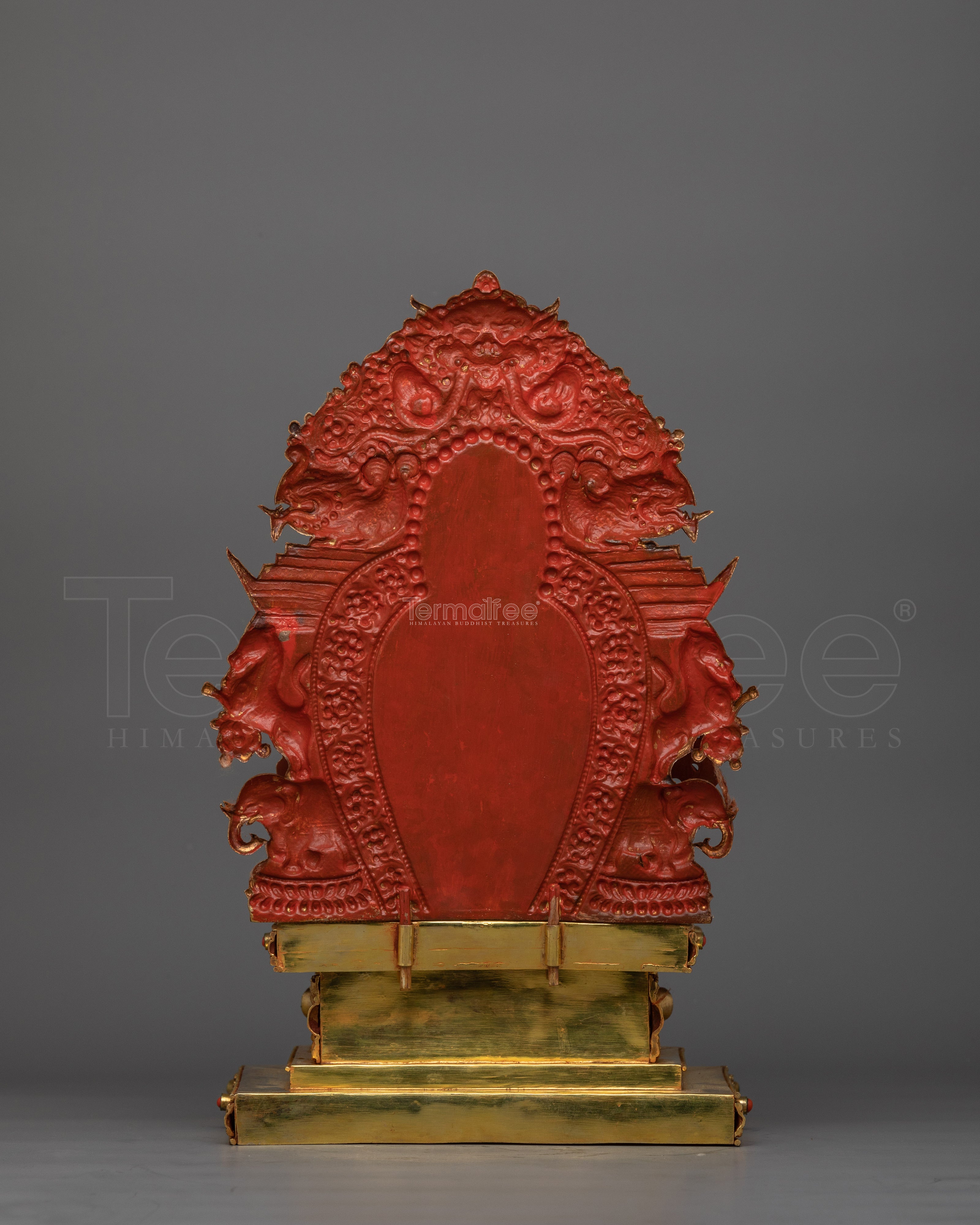 Handmade Statue of Syamatara Goddess of Swift Protection | Green Tara Figurine