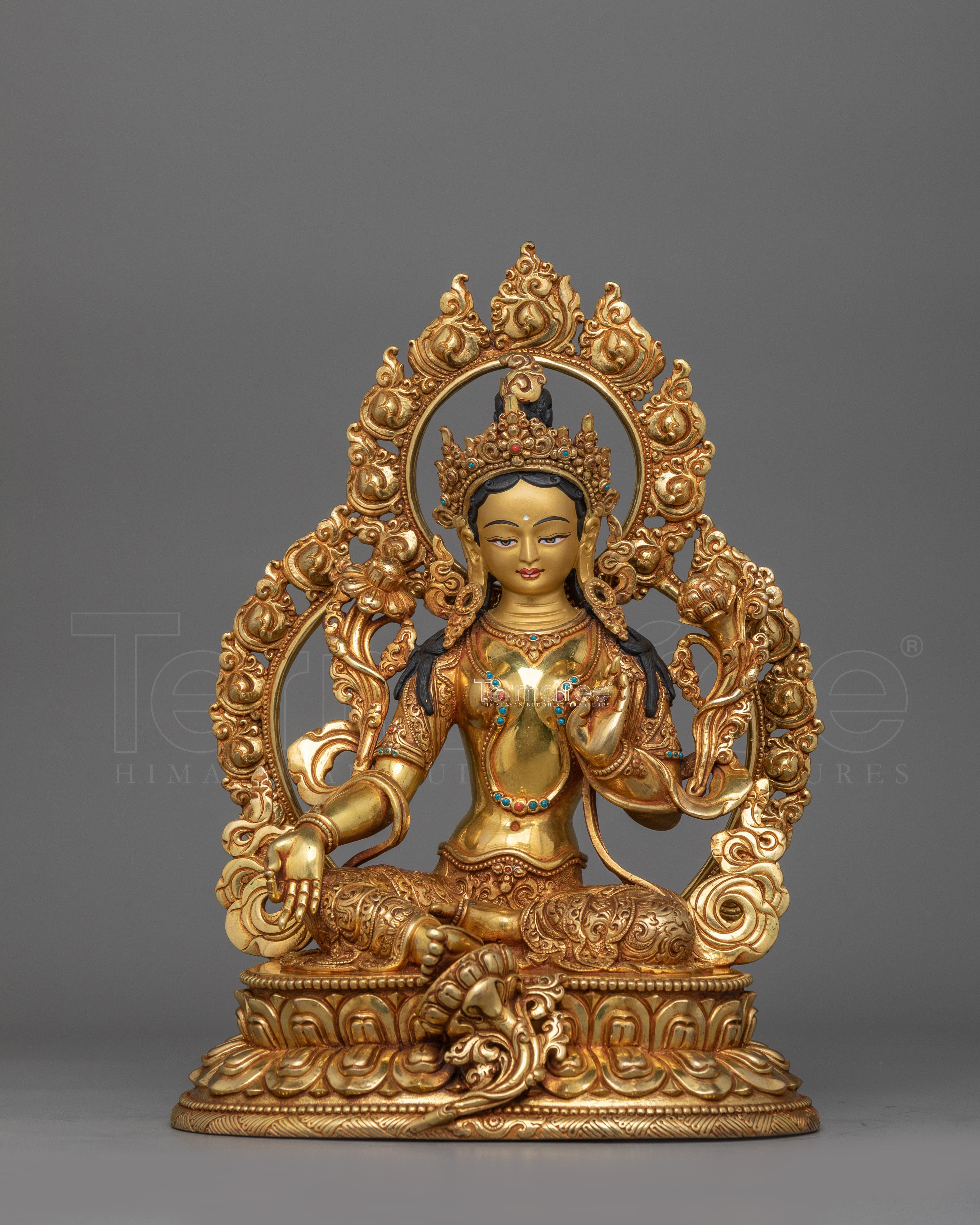 Green Tara Beloved Deity in Tibetan Buddhism | Divine Feminine Art
