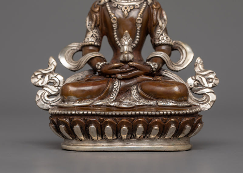 Traditional Amitayus Deity Statue | Symbol of Longevity and Vitality
