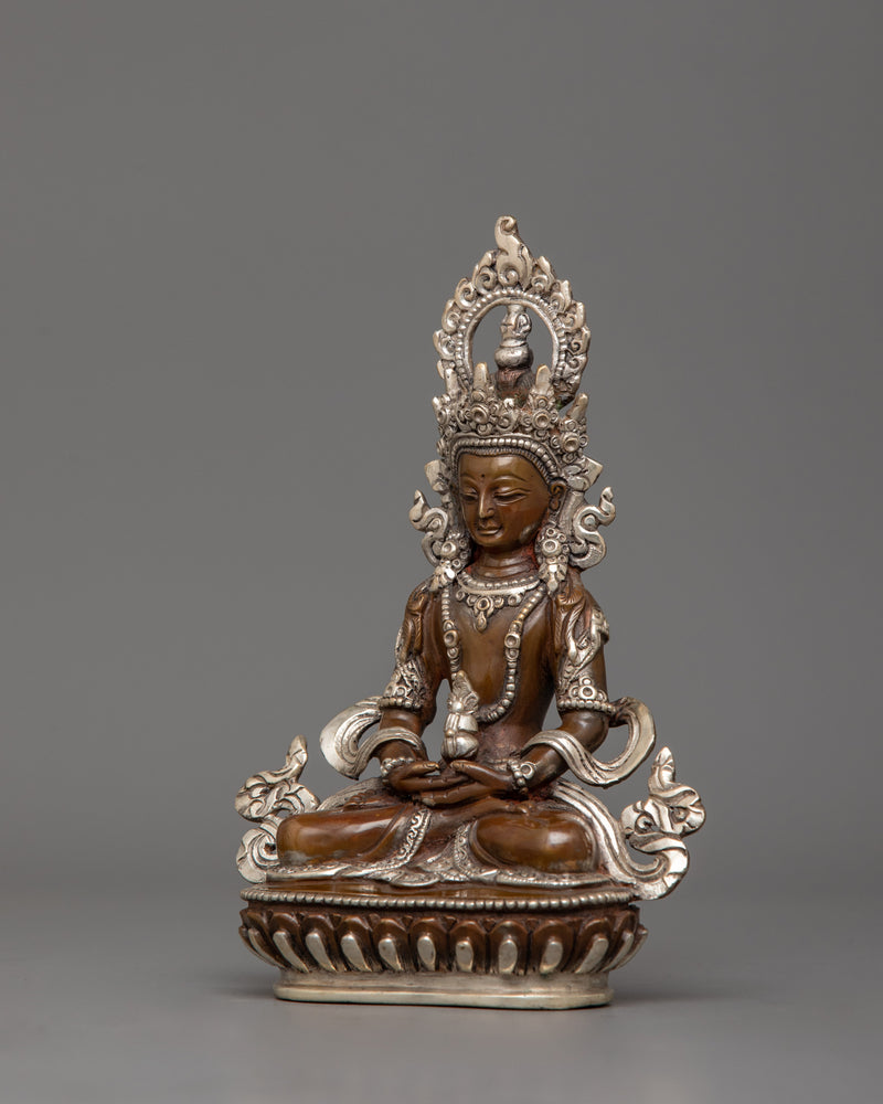 Traditional Amitayus Deity Statue | Symbol of Longevity and Vitality