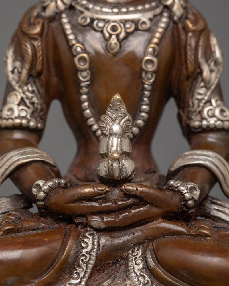 Traditional Amitayus Deity Statue | Symbol of Longevity and Vitality