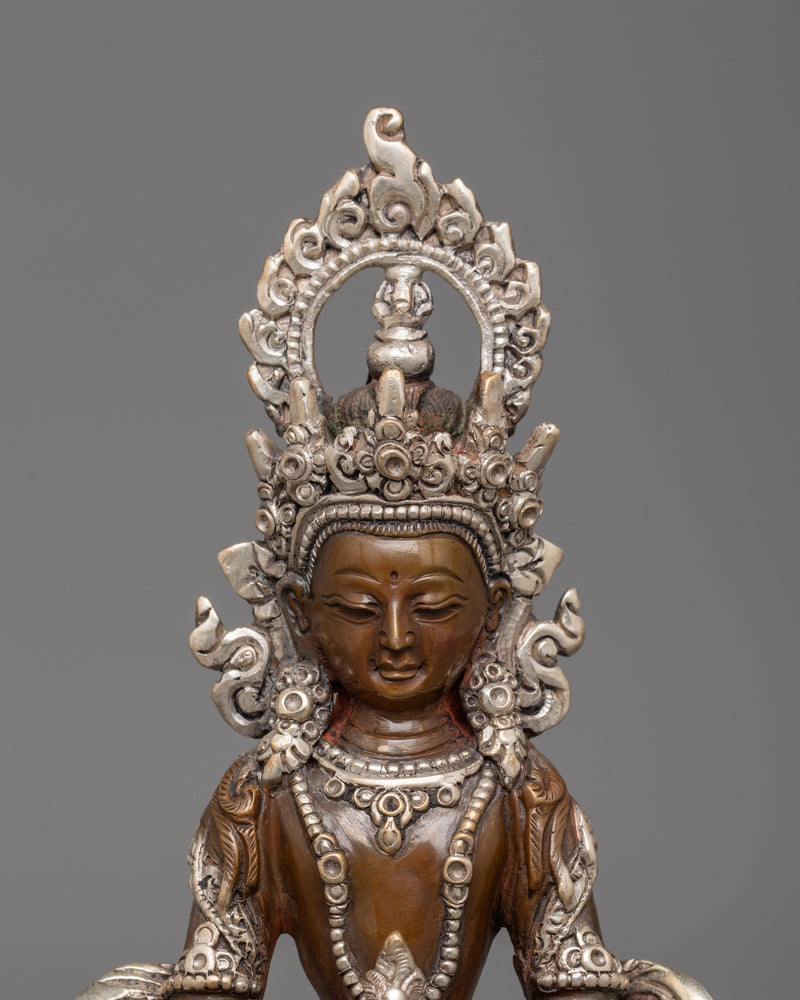 Traditional Amitayus Deity Statue | Symbol of Longevity and Vitality