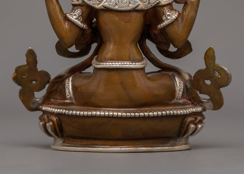 Chenrezig Tibetan Bodhisattva Statue | Buddhist Deity of Boundless Compassion