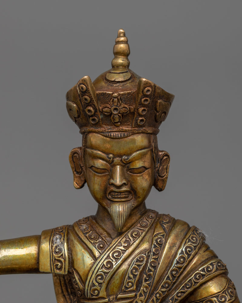Karma Pakshi 2nd Karmapa Handcrafted Statue | Buddhist Master of Miracles