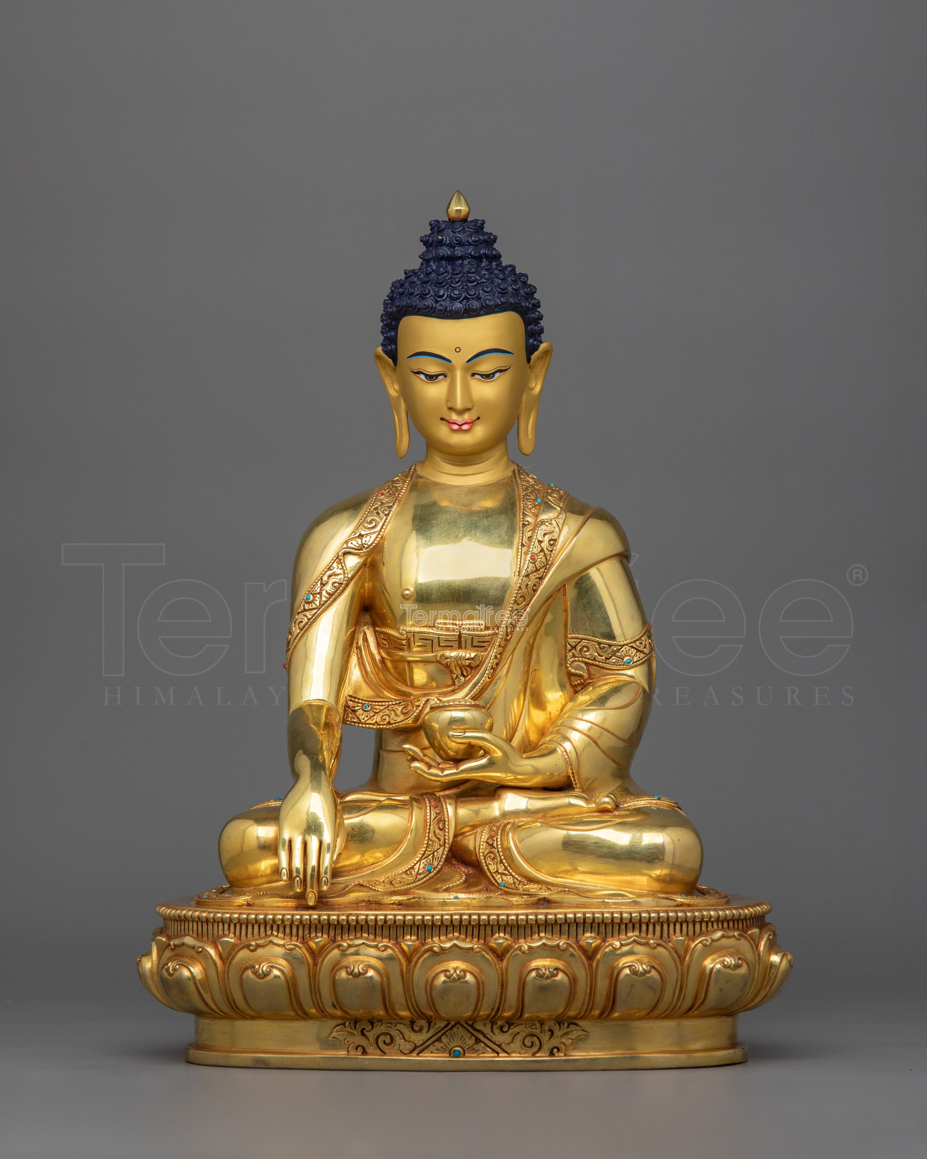 Historical Buddha Holding an Alms Bowl Figurine | Teacher of Enlightenment