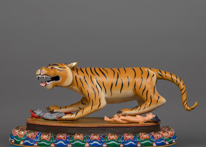 Dorje Drollo Wrathful Deity Handmade Statue | The Fierce Tantric Protector Deity