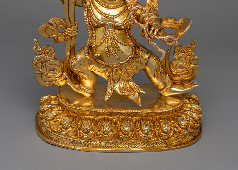 Buddhist Sculpture of  Wrathful Vajrapani | Symbol of Protection and Spiritual Strength