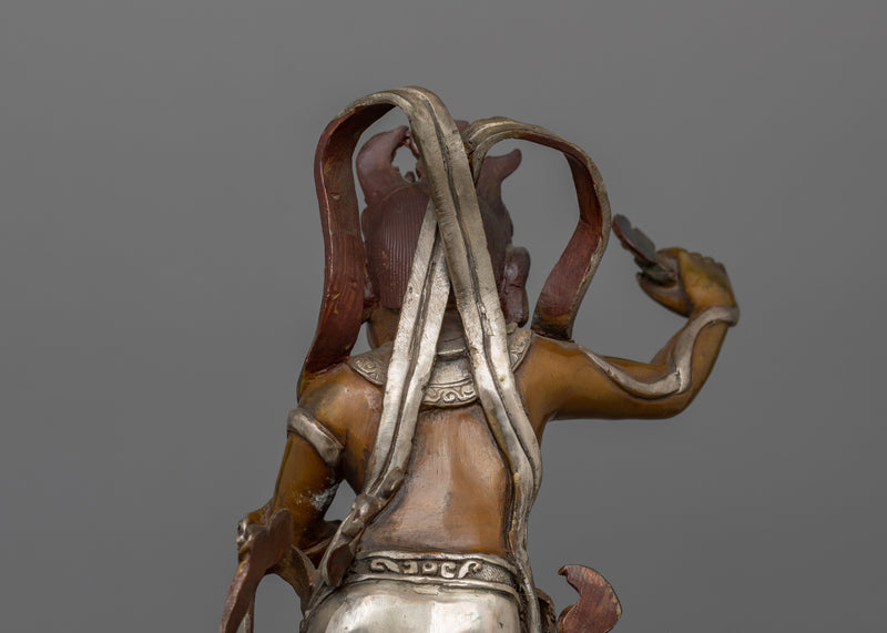 Oxidized Kui Xing Statue | The Chinese Deity of Literature and Examinations