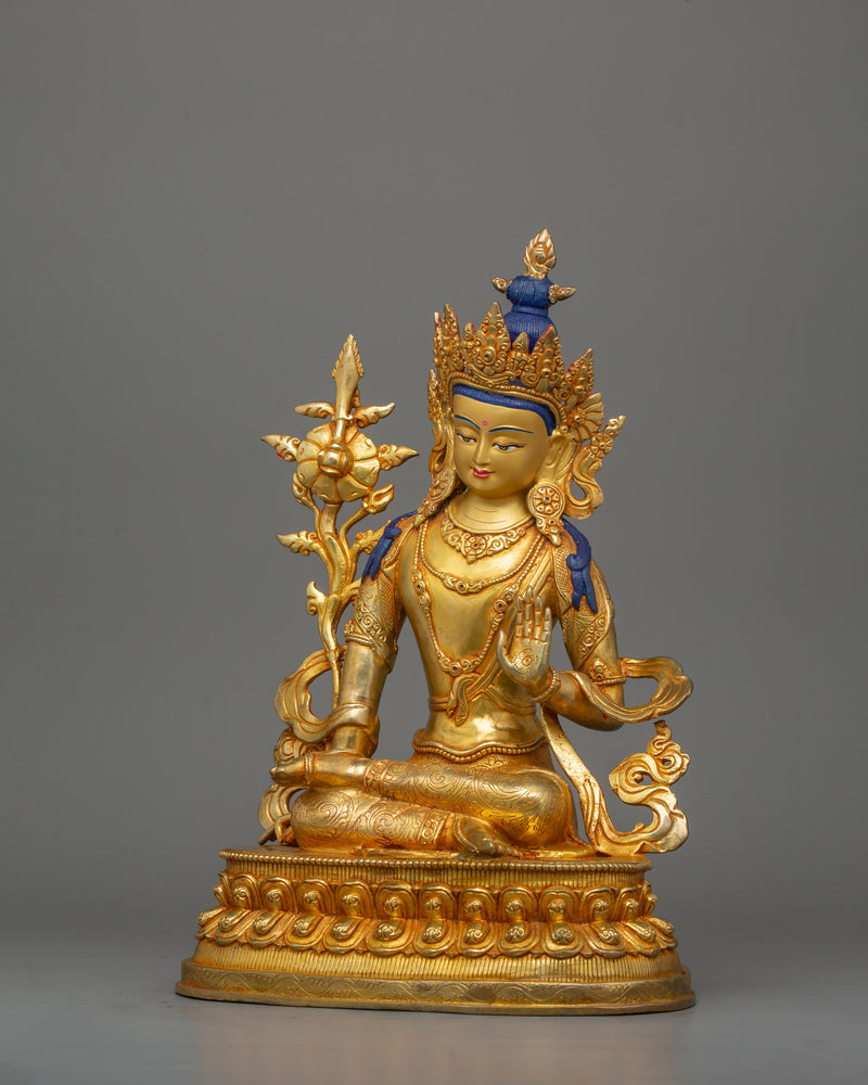 Sacred Bodhisattva Statue | Traditional Himalayan Buddhist Art for Meditation