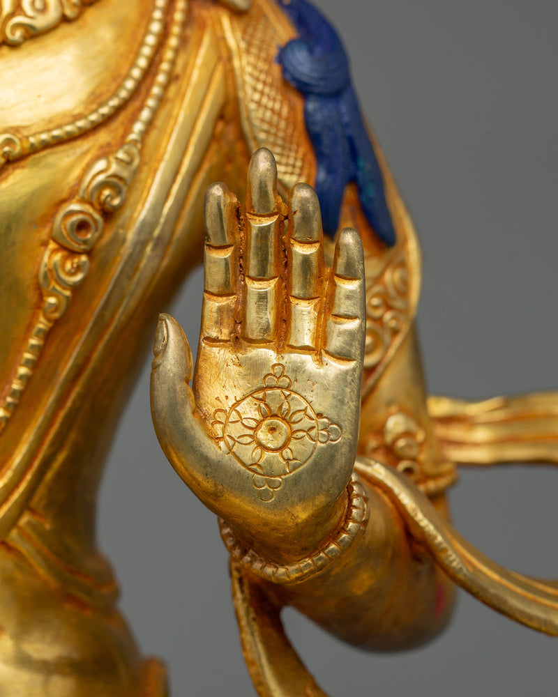 Sacred Bodhisattva Statue | Traditional Himalayan Buddhist Art for Meditation