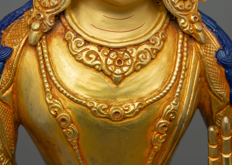 Sacred Bodhisattva Statue | Traditional Himalayan Buddhist Art for Meditation