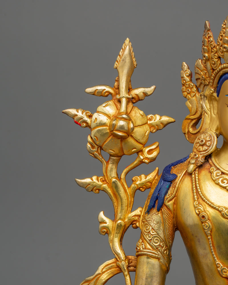 Sacred Bodhisattva Statue | Traditional Himalayan Buddhist Art for Meditation